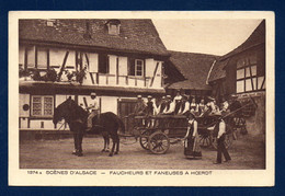 Alsace. Hoerdt (67). Période De Fenaison. Faucheurs Et Faneuses. Lot De 2 Cartes - Otros & Sin Clasificación