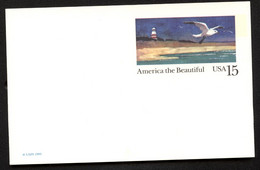 UX132 Postal Card GULL Mint Vf 1989 - 1981-00