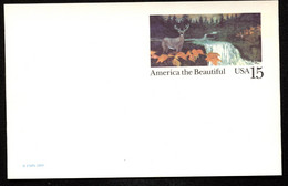 UX133 Postal Card DEER Mint Vf 1989 - 1981-00