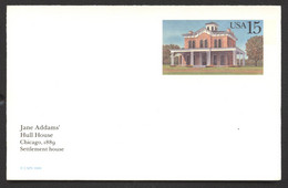 UX134 Postal Card HULL HOUSE Mint Vf 1989 - 1981-00