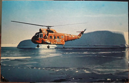 ÉTATS-UNIS, Carte Postale : Hélicoptère Effectuant Des Tâches De Reconnaissance Près De La Station Wilkes - Helicopters