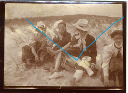 ♥️ Familiefoto Op Het Strand Van Knokke (1910) (D2, BAK-1) - Zonder Classificatie