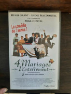 Cassette Vidéo - Quatre Mariages Et Un Enterrement Film Avec Hugh Grant - Commedia