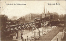 Gruss Aus Berlin Hochbahn In Der Trebbinerstrasse Strassenbahn - Kreuzberg