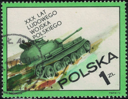 Pologne 1973 Oblitéré Used Armée Populaire Polonaise Char Combat T-55 Y&T PL 2115 SU - Used Stamps