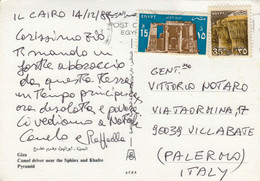 EGITTO /  ITALIA  -  Card _ Cartolina - Storia Postale