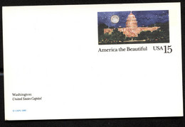 UX138 Postal Card CAPITOL Washington DC Mint Vf 1989 - 1981-00