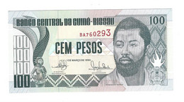 *guinea Bissau  100 Pesos 1990  11  Unc - Guinea-Bissau