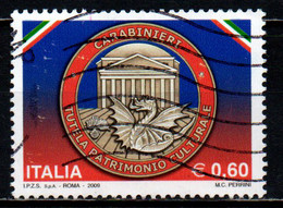 ITALIA - 2009 - CARABINIERI TUTELA PATRIMONIO CULTURALE - USATO - 2001-10: Usados