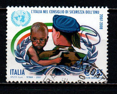 ITALIA - 2007 - L'ITALIA NEL CONSIGLIO DI SICUREZZA DELL'ONU - USATO - 2001-10: Usados