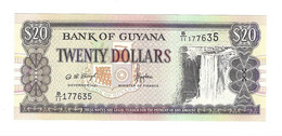 *guyana 20 Dollars 1996 30b  Sig 11   Unc - Guyana