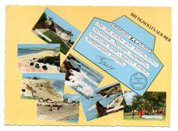 BRETIGNOLLES SUR MER -- 1965 -- Multivues Façon Télégramme ....carte Coupée à Droite .....à Saisir - Bretignolles Sur Mer