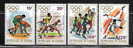 Senegal     "Olympic Games Munich"      Set    SC# 365-68    MNH - Senegal (1960-...)
