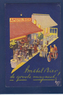 CPA Publicité Moto Circulé Amstel Bière Bier Beer - Advertising