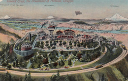 Portland Oregon, Council Crest, Dreamland Amusement Park, C1910s Vintage Postcard - Portland