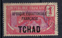 TCHAD    N°  YVERT  1 ( 1 ) OBLITERE     ( Ob   9 / 53 ) - Used Stamps