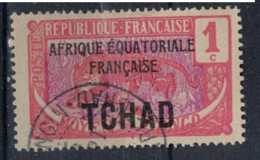 TCHAD    N°  YVERT  1 ( 6 ) OBLITERE     ( Ob   9 / 56 ) - Used Stamps