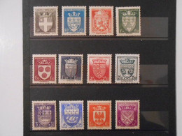 FRANCE YT 553/564 ARMOIRIES DE VILLE (II)** - Unused Stamps