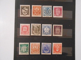 FRANCE YT 526/537 ARMOIRIES DE VILLE (I)** - Unused Stamps