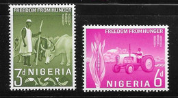 Nigeria 1963 Freedom From Hunger FAO Campaign MNH - Nigeria (1961-...)