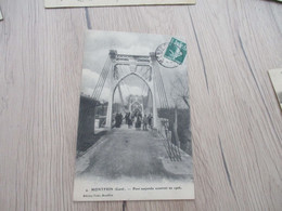 CPA 30 Gard Montfrin Pont Suspendu Construit En 1906 - Autres & Non Classés