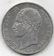 BELGIQUE - Léopold 1er   -  5 Fr  1865 - 5 Frank