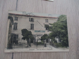 CPA 30 Gard Anduze Hôtel Des Postes Et Télégraphes - Anduze