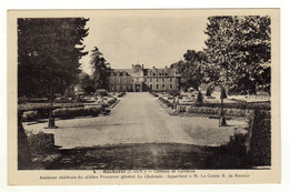 Cpa N° 4 BECHEREL Château De Caradeuc Ancienne Résidence Du Célèbre Procureur Général La Chalotais - Bécherel