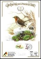 CS/HK° MYSTAMP - BUZIN - Rouge Gorge / Roodborstje / Rote Kehle / Red Throat (Erithacus Rubecula) - SIGNÉ / GETEKEND - Brieven En Documenten