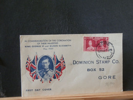 98/940   LETTER NEW ZEALAND  1937 OBL. GORE - Covers & Documents