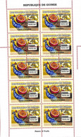 A5006 - GUINEA - ERROR - MISPERF Full Sheet Of 10 Stamps 2007  BIRDS Peacocks - Pfauen