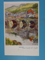 Bouillon Le Joli Vieux Pont De Liège D'après Aquarelle De H.Wellens - Bouillon