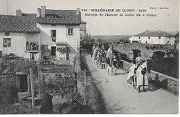 D/07        71      Cluny               Millenaire De 1910             Cortége De L'entrée De Louis IX - Cluny