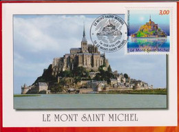 CM-Carte Maximum Card #FRANCE 1998 (N° Yv. 3165) TOURISME-SITES & MONUMENTS - MONT SAINT MICHEL (Manche) - 1990-99