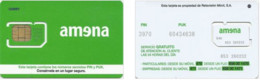 Carte SIM - Espagne - Amena Banda Blanca, Série 89340 12050, N° Gris - Amena - Retevision