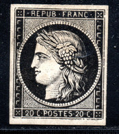 828.FRANCE.20 C.CERES MH.GUM BLEMISH - 1849-1850 Cérès