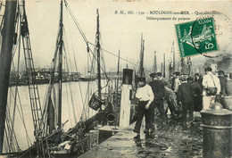 Boulogne Sur Mer * Le Quai Gambetta * Le Débarquement Du Poisson * Retour De Pêche Pêcheurs - Boulogne Sur Mer