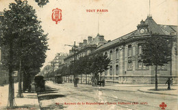 Tout Paris 11ème * N°60 * Tramway Tram * Avenue De La République Et Le Lycée Voltaire - District 11