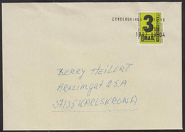 1997. SVERIGE. CYKELKURIREN KARLSKRONA. 3 KR. TROSSO MAIL On Cover Cancelled CYKELKURIREN 1997 03 04. Unus... - JF520077 - Lokale Uitgaven