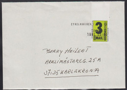 1997. SVERIGE. CYKELKURIREN KARLSKRONA. 3 KR. TROSSO MAIL On Cover Cancelled CYKELKURIREN 1997 03 04. Unus... - JF520078 - Emisiones Locales