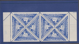 1945. SVERIGE. HUSKVARNA LOKALT 75 ÖRE In Booklet Pane With 8 Stamps Never Hinged Stamps. Unusual.  - JF520099 - Emissioni Locali