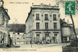 Cosne * Place * Le Collège Et Le Théâtre * école * Salle De Spectacle - Cosne Cours Sur Loire