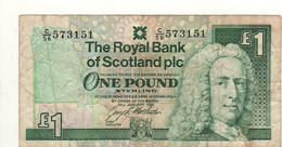 SCOTLAND  1 Pound  P351c  "Royal  Bank Of Scotland"  Dated 24th January  1996 - 1 Pound