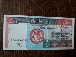 L39/44 BILLET SOUDAN . 500 DINARS - Soudan