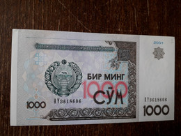 L39/50 BILLET OUZBEKISTAN . 1000 CYM - Ouzbékistan