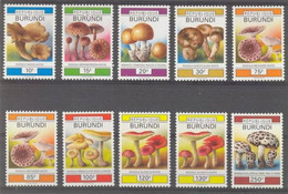 Burundi - 994/1003 - Champignons - 1993 - MNH - Unused Stamps