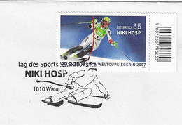 2007 Niki Hosp (Autriche) Médaillée D' Argent En Slalom Aux Jeux Olympiques De Turin 2006 - Invierno 2006: Turín