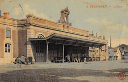 CPA 66 PERPIGNAN LA GARE - Perpignan