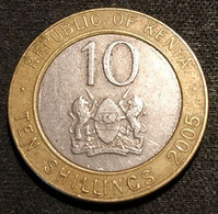 KENYA - 10 SHILLING 2005 ( Non Magnétique - No Magnetic ) - KM 35.1 - MZEE JOMO KENYATTA - Kenya