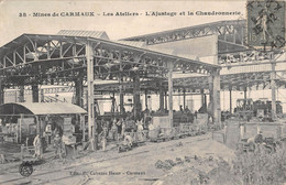 CPA 81 MINES DE CARMAUX LES ATELIERS L'AJUSTAGE ET LA CHAUDRONNERIE - Carmaux